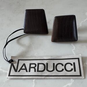 Narducci Dark Wood Earrings